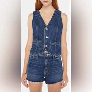 Mother Superior The Masked Rider Denim Vest, size medium